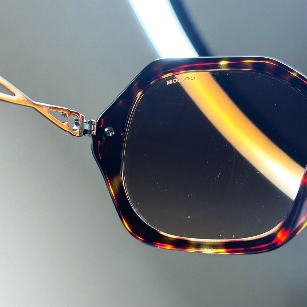 Coach C3445 Gradient Brown Sunglasses - Picture 6 of 6